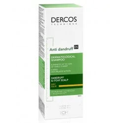 VICHY DERCOS SHAMPOOING TRAITANT ANTI-PELLICULAIRE 200ml Cheveux Secs