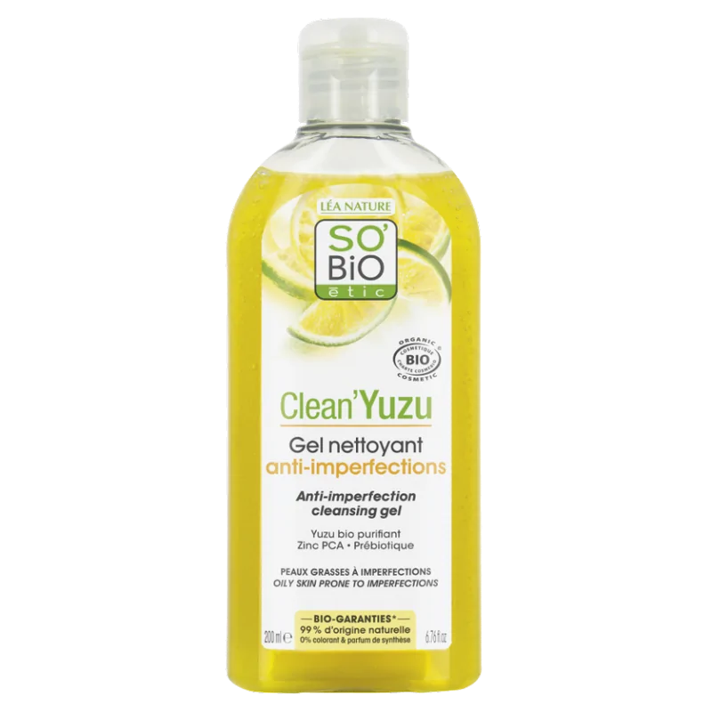 So Bio Yuzu Gel Nettoyant Anti-imperfections 200Ml