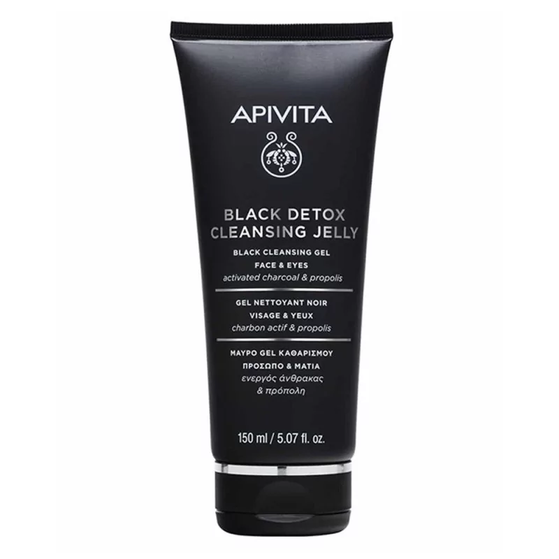 Apivita Gel Nettoyant Noir Visage & Yeux - 150ml